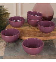 Keramika Mor Bulut Çerezlik/Sosluk 8 Cm 6 Adet