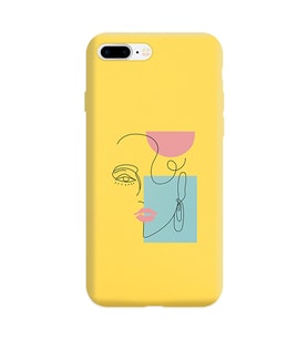 Sarı Lansman Telefon Kılıfı Iphone 8 Plus