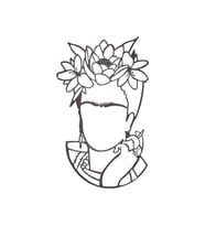 Frida Kahlo Metal Duvar Tablosu