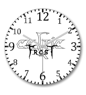 Celtic Frost  Duvar Saati Bombeli Gercek Cam