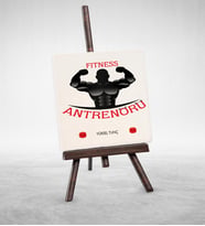 BK Gift Kişiye Özel Mesleki Fitness Antrenörü Şovaleli Doğal Taş  4