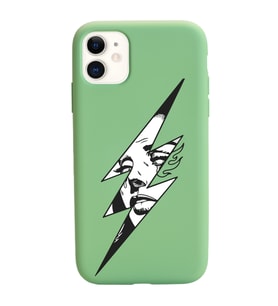 Iphone 11 Flash Tasarımlı Yeşil Lansman Telefon Kılıfı