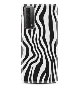 Kılıfland Huawei P Smart 2021 Kılıf Silikon Resimli Kapak Zebra Pattern Stok 1087