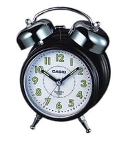 CASIO TQ-362-1BDF ALARMLI IŞIKLI SİYAH ÇALAR MASA SAATİ
