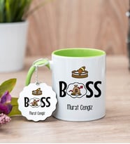 Patron Yeşil Kupa Bardak Ve Anahtarlık Set