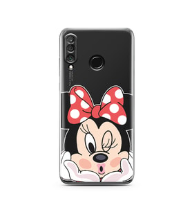 Minne Tasarımlı Süper Şeffaf Silikon Telefon Kılıfı Huawei P30 Lite 