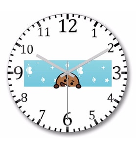 Bt21 Shooky Banner Bts Duvar Saati Bombeli Gercek Cam