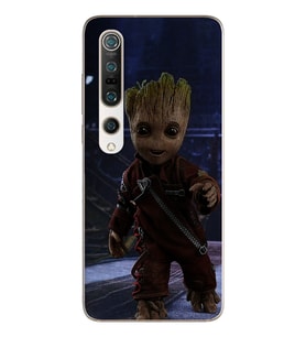 Baby Groot Tasarım Süper Şeffaf Silikon Telefon Kılıfı Xiomai Mi10- Mi 10 Pro