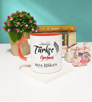 Türkçe Öğretmeni Kupa Bardak Turuncu