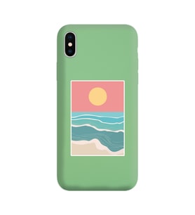 Yeşil Lansman Kılıf iPhone XS