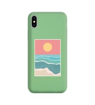 Yeşil Lansman Kılıf iPhone XS