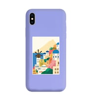 Lila Lansman Telefon Kılıfı Iphone XS