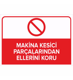MIGNATIS - Makine Kesici Parçalarından Ellerini Koru Levhası - Sac Malzeme 50x70cm