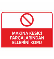 MIGNATIS - Makine Kesici Parçalarından Ellerini Koru Levhası - Sac Malzeme 50x70cm