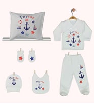 Pia Baby Gl 1936-08 İsme Özel Yastık Zıbın Set