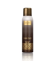 LELAS Zain Oud Unisex Deodorant 150 ML – Oryantal Baharatlı Parfümlü Koku Spreyi – 1143