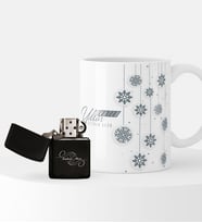 BK Gift Kişiye Özel Yılbaşı Mutlu Yıllar Temalı Çakmak ve Kupa Seti - 10