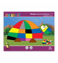 ZET PUZZLE Animal Colours Series-1 Kaplumbağa/Turtle 24 Parça