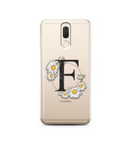 Papatya Harf Tasarım Süper Şeffaf Silikon Telefon Kılıfı Huawei Mate 10 Lite F-H
