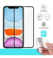 Microsonic Apple iPhone 11 Seramik Matte Flexible Ekran Koruyucu Siyah