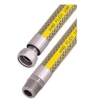 Ocak Flexi Örgülü Doğalgaz Bağlantı Flexi 1/2"-1/2" Kas 75 cm