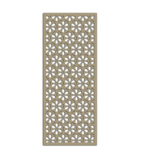 Liar Ahşap Seperatör (Paravan) - KSP23 - (85 x 210 cm) - (18 mm) - (Beyaz) (Renksiz)