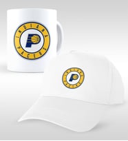 NBA Indiana Pacers Beyaz Kupa ve Şapka Seti (Model 1)