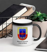 Jandarma Amblemli Sihirli Kupa Bardak