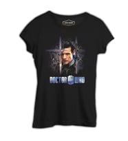 Doctor Who Siyah Kadın Tshirt