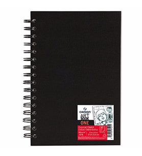 Canson One Art Book Çizim Defteri Spiralli 100g 80 Yaprak 27,9x35,6