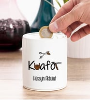 Erkek Kuaförü Kişiye Özel Kumbara
