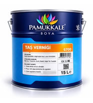 Pamukkale Doğal Taş Vernik Solvent Bazlı Şeffaf 15 Lt