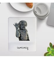 KİŞİYE ÖZEL ALBERTEİNSTEİN BASKILI İSİM YAZILABİLİR MOUSE PAD 017