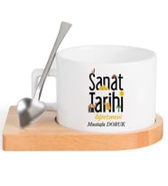 Sanat Tarihi Öğretmeni  FİNCAN Seti (Beyaz)