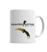 Counter Strike Cs Go Karambit Knife Csgo  Kupa Bardak Porselen