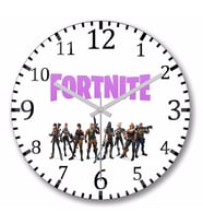 Fortnite Duvar Saati Bombeli   Gercek  Cam