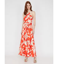 KOTON The Floral Dress - Çiçek Desenli Elbise (Kırmızı)