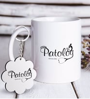 BK Gift Kişiye Özel Mesleki Patolog Beyaz Kupa ve Anahtarlık Hediye Seti (Model 1)