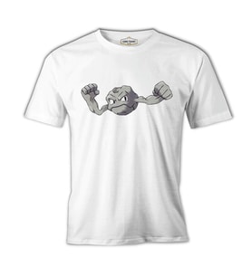 Pokemon - Geodude Beyaz Erkek Tshirt