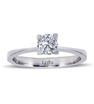 Lova F Renk 0,45 Karat Pırlanta Tektaş Yüzük - 1030009
