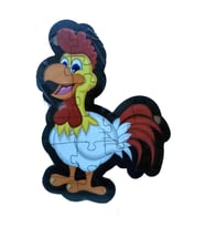 Horoz Şekilli Ahşap Puzzle Yapboz - Hayal Sepeti Çocuk Puzzle
