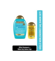 Ogx Güçlü Nemlendirici Ve Canlandırıcı Argan Oil Of Morocco Sülfatsız Şampuan 385ml +Yağ 100ml