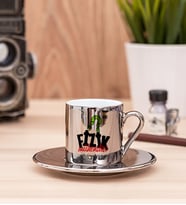 Fizik Mühendisi Silver Türk Kahvesi Fincanı