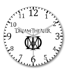Dream Theater1 Duvar Saati Bombeli Gercek Cam