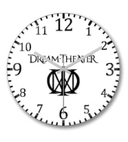 Dream Theater1 Duvar Saati Bombeli Gercek Cam