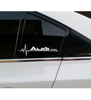 Audi Sport Yan Cam Sticker Oto Kapı Çıkartma Aksesuar 20cmx7cm