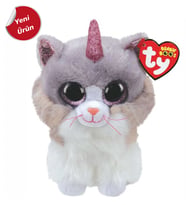 Ty Beanie Boos Asher Boynuzlu Kedi 15 cm