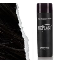 Fixplant Saç Dolgunlaştırıcı Topik 28 Gr. - Seyrek Saçlar için Saç Tozu - Fixplant Saç Fiberi - Koyu Kahve