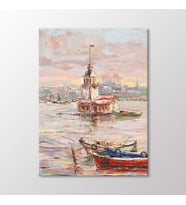 Arty Tablo Kız Kulesi Tablo (Karışık)