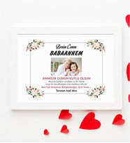 Benim Canım Babaannem Tablo Kişiye Özel Anneler Günü Çerçeve 13x18cm